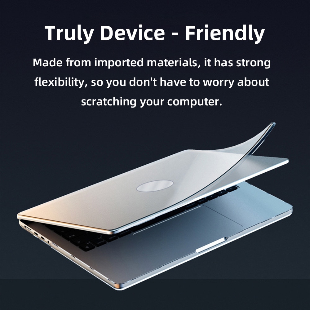 EXCITAT® Husa rigida mata compatibila cu MacBook Pro 14" (A3112 / A3185 / A3401 / A2918 / A2992 / A2779 / A2442) – Carcasa semi-transparenta cu suport ascuns, pentru M4 / M3 / M2 / M1
