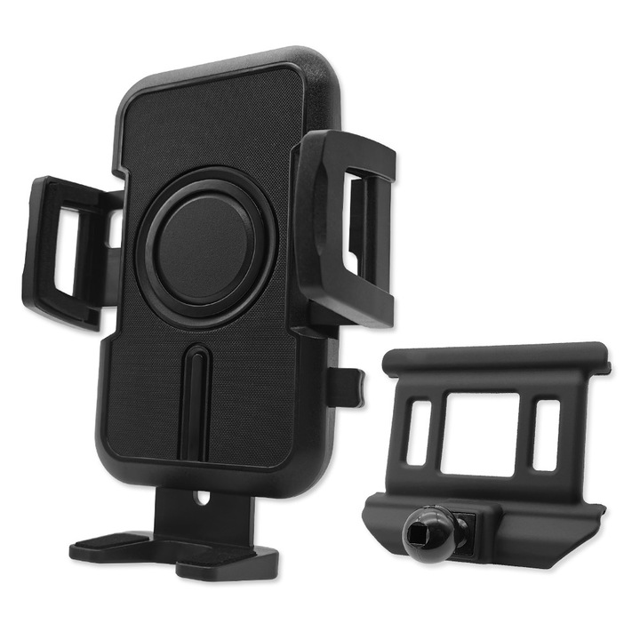 Стойка за телефон за кола, JOCUNDLY, 2018-2024 Audi Q5 SQ5, Специфичен аксесоар за, Съвместим с телефон от 4-7,2 инча, Регулиране на 360 градуса, Черен