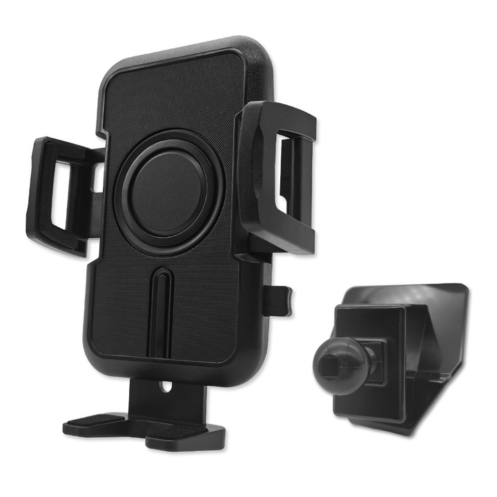 Стойка за кола за телефон, JOCUNDLY, 2015-2024 Ford Edge, Специфичен аксесоар за, Съвместима с телефон от 4-7,2 инча, Регулиране на 360 градуса, Черна