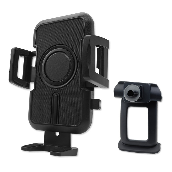 Стойка за кола за телефон, JOCUNDLY, 2016-2021 Honda Civic, Специфичен аксесоар за, Съвместима с телефон 4-7,2 инча, Регулиране на 360 градуса, Черна