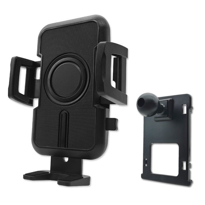 Стойка за телефон за кола, JOCUNDLY, 2015-2021 Volkswagen Golf R GTI, Специален аксесоар за, Съвместим с телефон 4-7,2 инча, Регулиране на 360 градуса, Черен