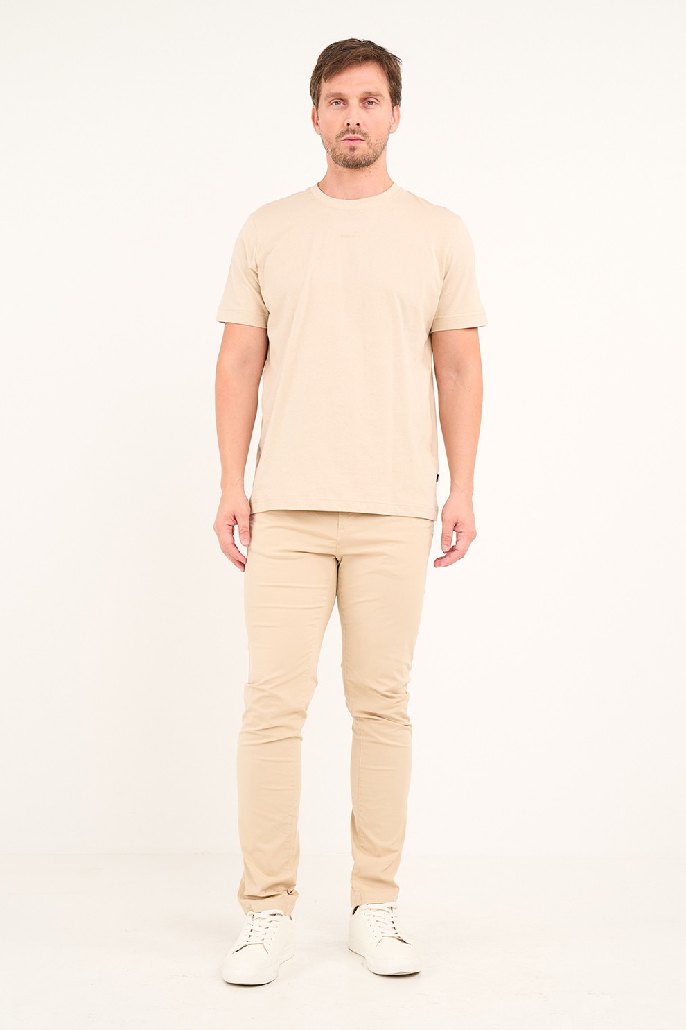 KVL by KENVELO, Pantaloni slim fit, Bej, 38