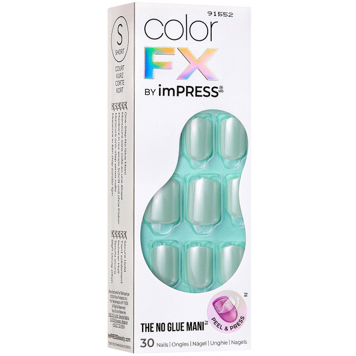 Unghii False KISS imPRESS Color FX - After Hours, 30 buc