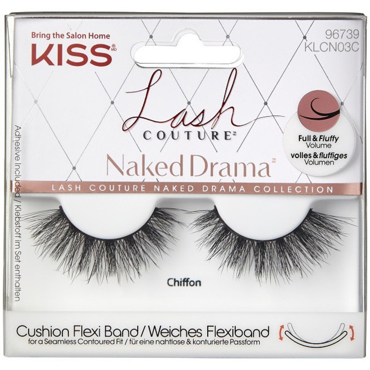 KISS Lash Couture Naked Drama Chiffon műszempilla, 1 pár