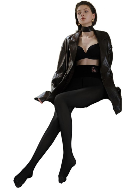 Termo leggings, polár bélés, fekete, univerzális méret