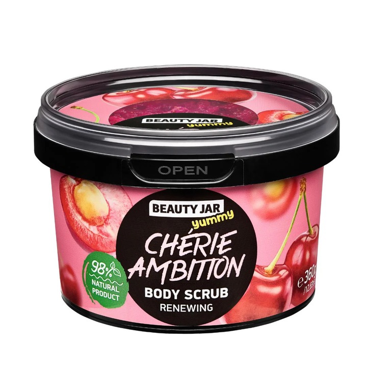 Regeneráló testradír, Chérie Ambition, Beauty Jar, 360 g