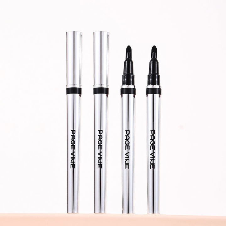 Creion si tus ochi PAGE VINE Eyeliner lichid, rezistent la apa, negru 01