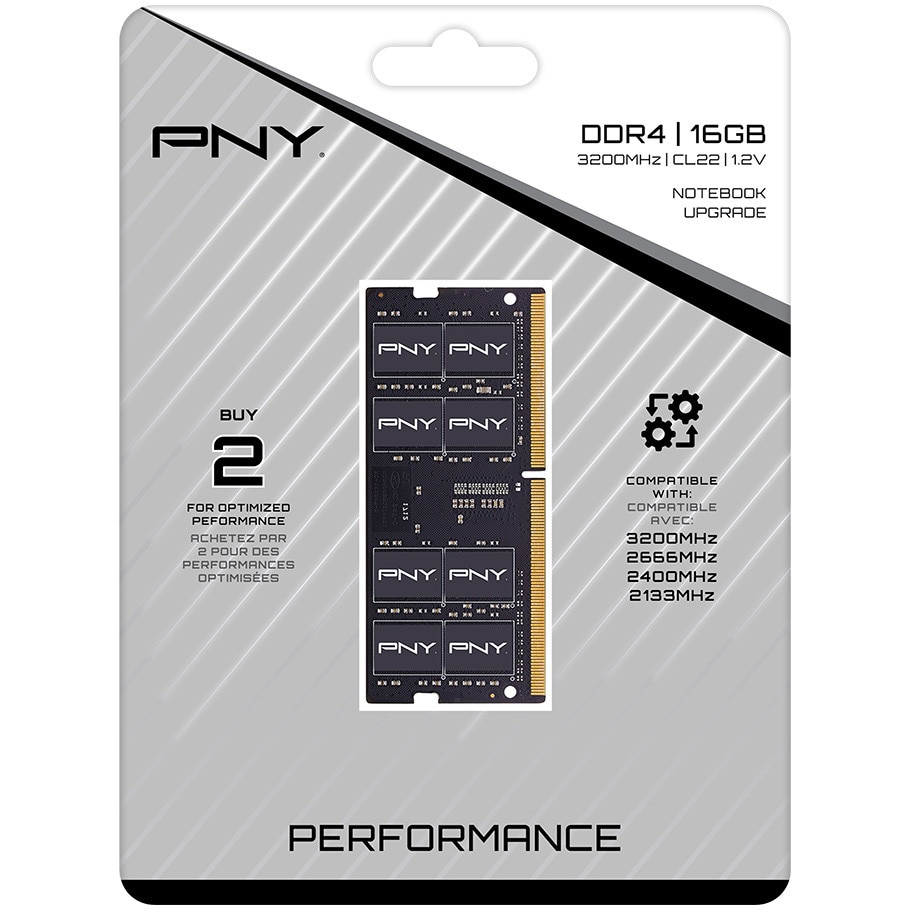 Performance Ddr4 Memorie PNY Performance, DDR4, 16GB, 3200MT/s, CL22, PC4-25600 - eMAG.ro