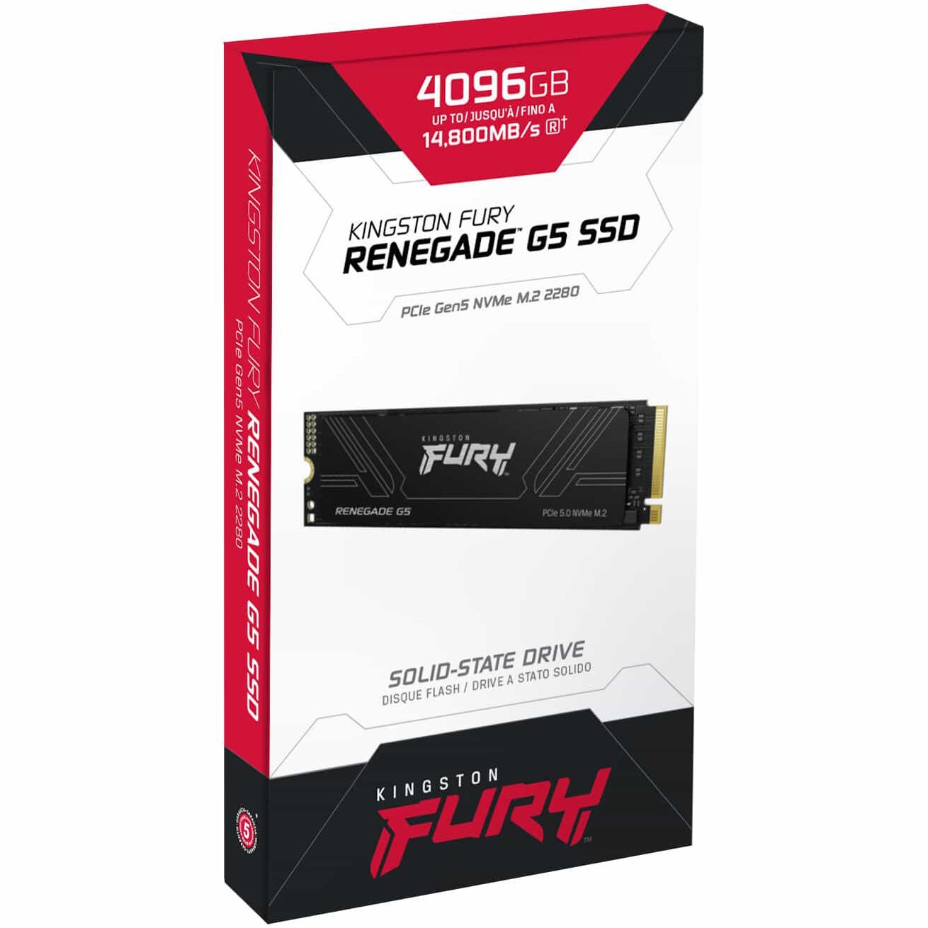 Solid State Drive (SSD) Kingston Fury Renegade, 4TB, G5 PCIe 5.0