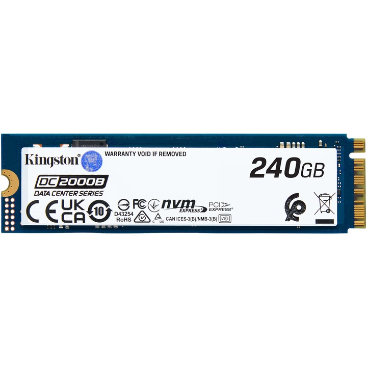Solid State Drive (SSD) Kingston DC2000B, 240GB, PCIe 4.0 NVMe, M.2.