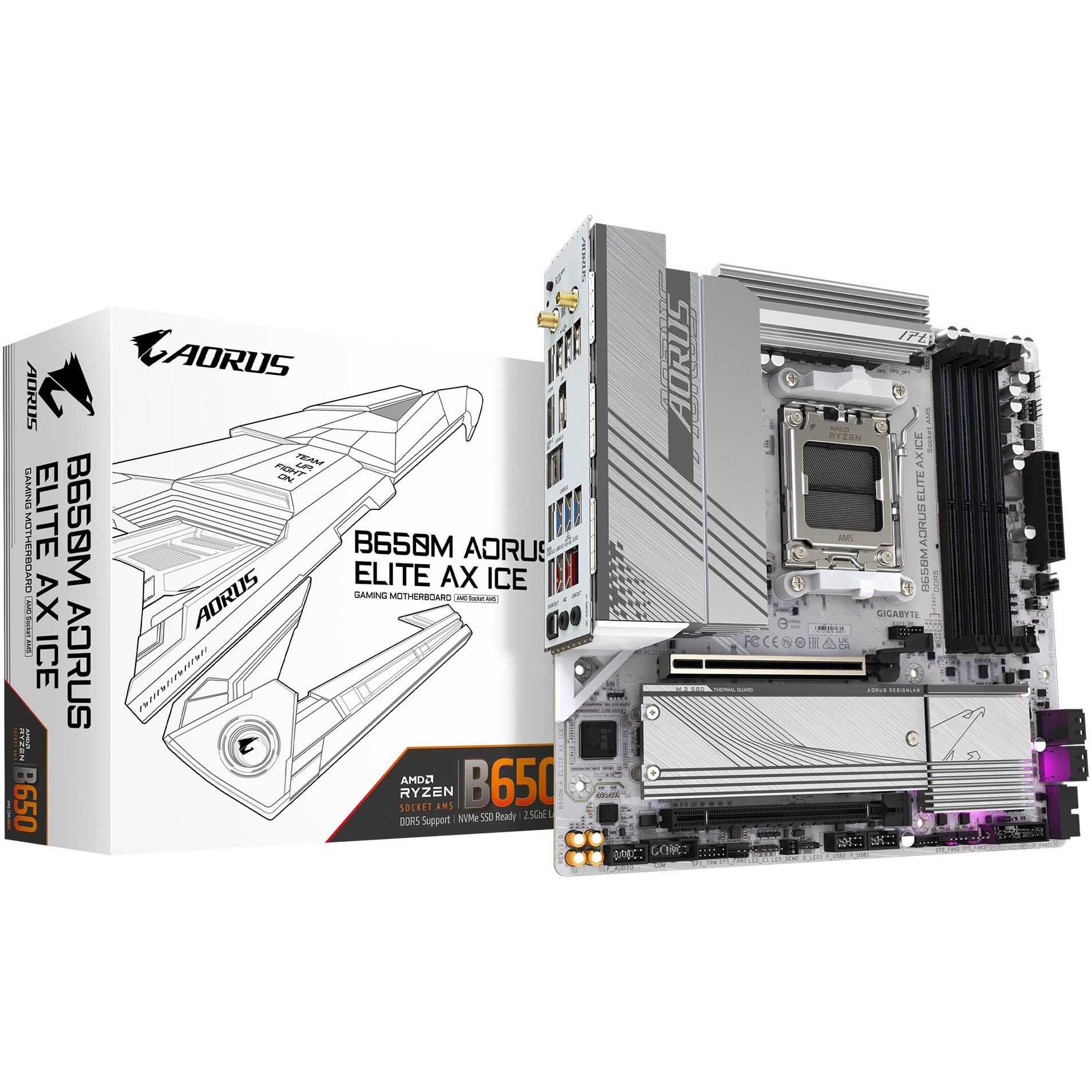 Gigabyte B650M A ELITE AX ICE