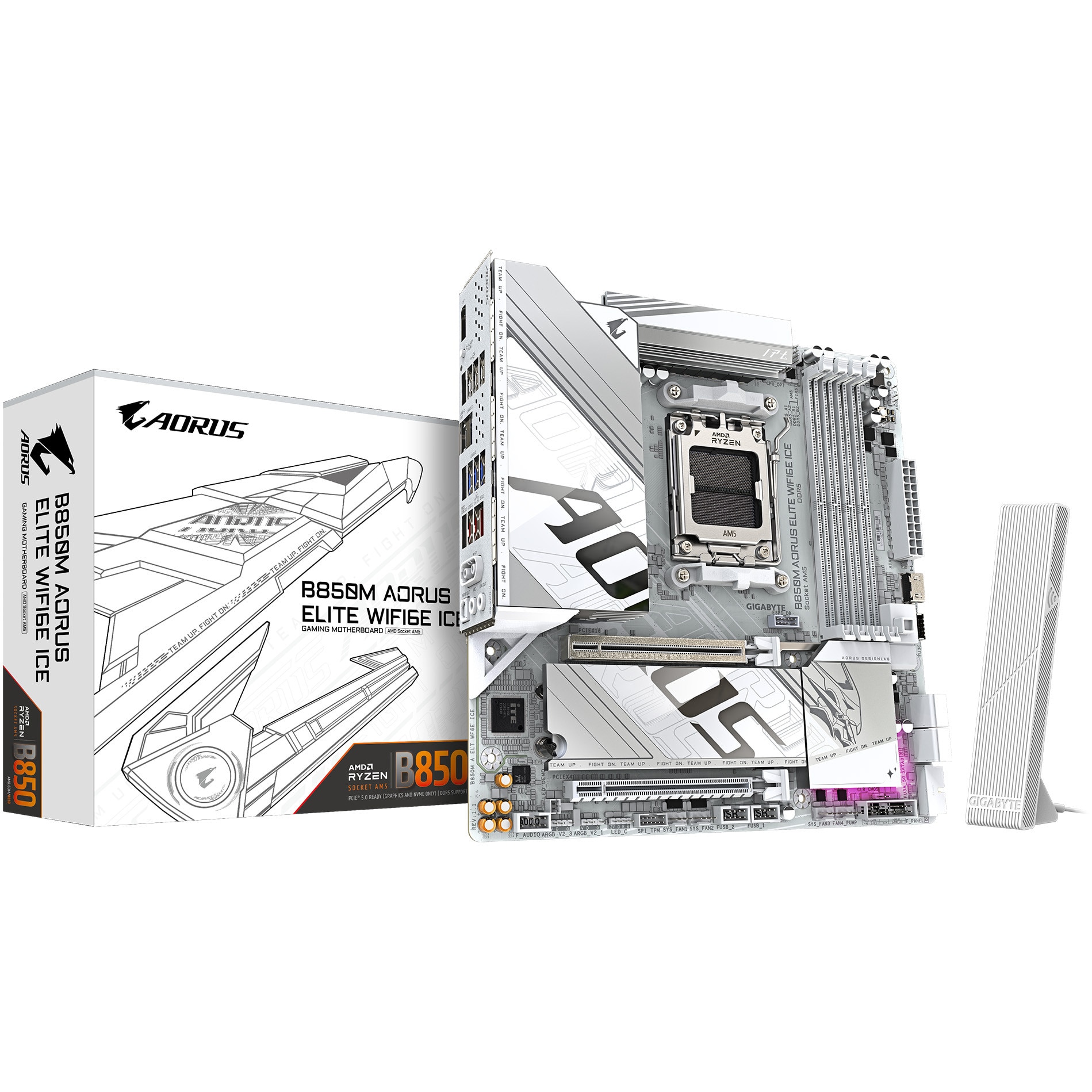 Gigabyte B850M A ELT WF6E ICE