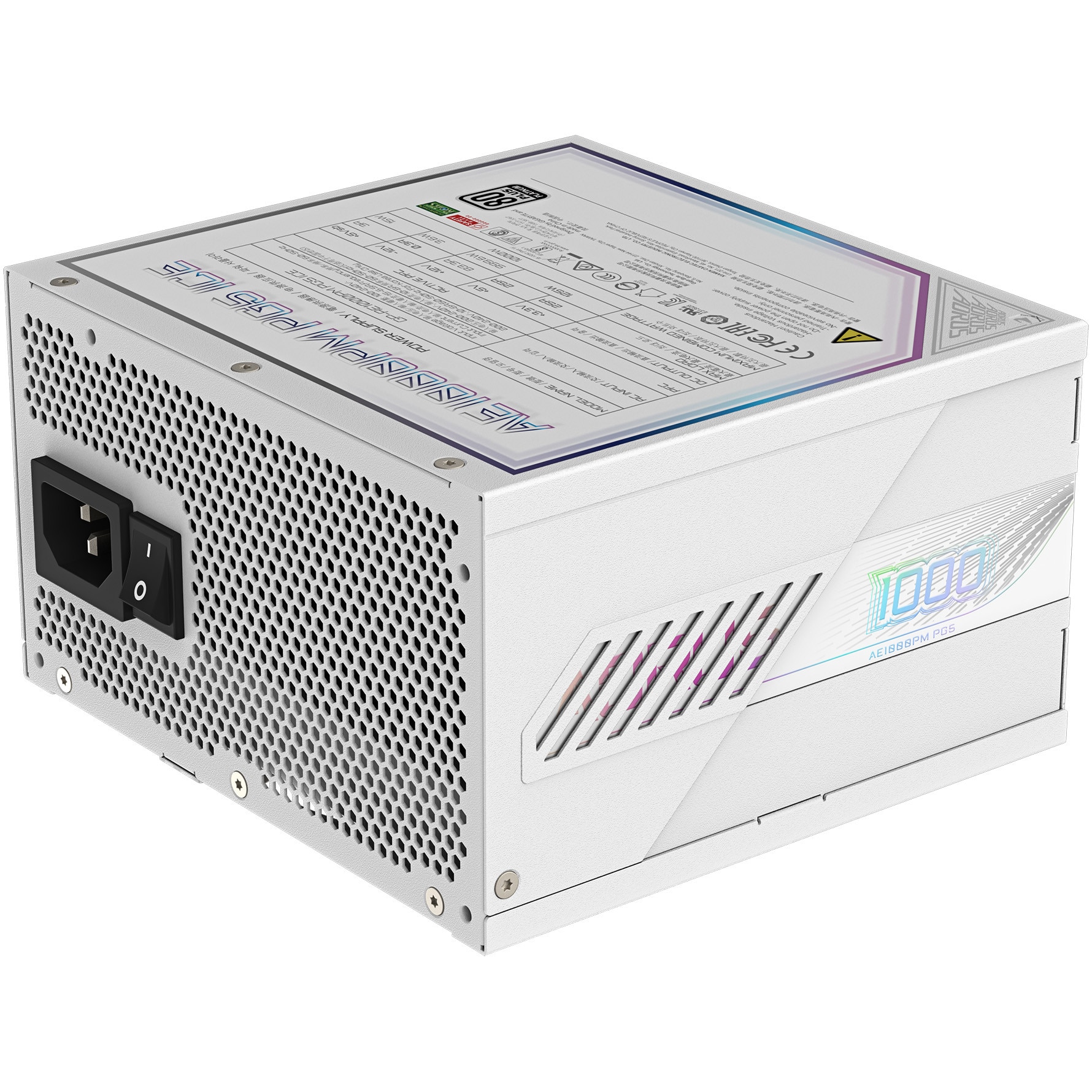 Sursa PC GIGABYTE GP-AE1000PM PG5 ICE, 1000W, 80+ Platinum, Full
