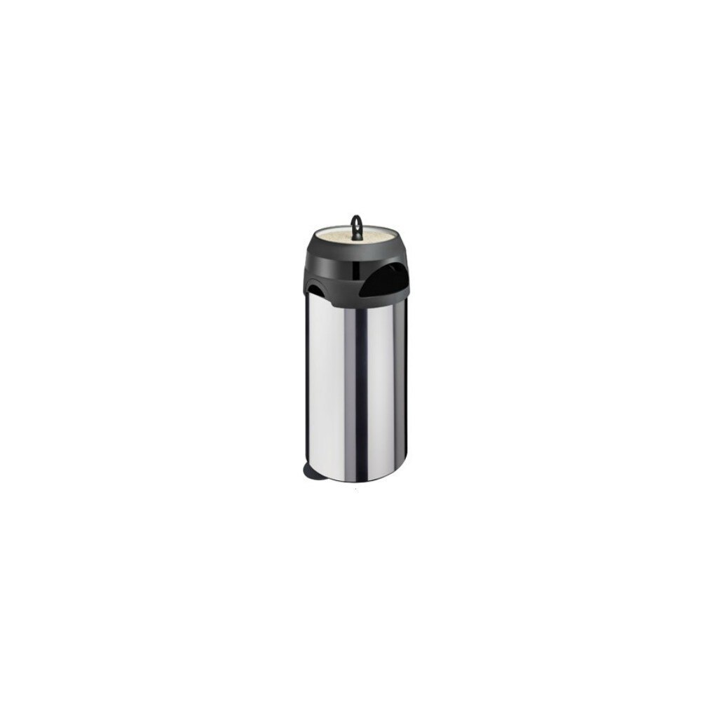 Cos menajer cu scrumiera din inox Meliconi, Outdoor 60 L