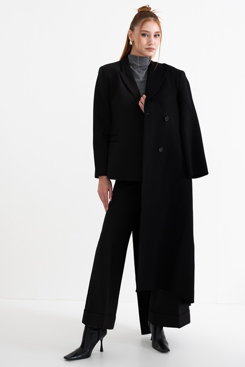 Stefanel, Sacou uni cu inchidere ascunsa, Negru