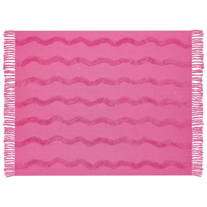 Takaró Khari Pamut 125 x 150 cm Rózsaszín