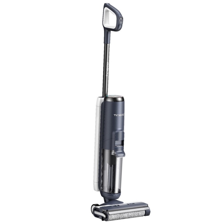 Aspirator vertical Tineco Floor One S5 Extreme, 220W, Curatare uscata/umeda, Wi-Fi, Autonomie 35 min, 90 m², Wi-Fi, Afisaj, Negru