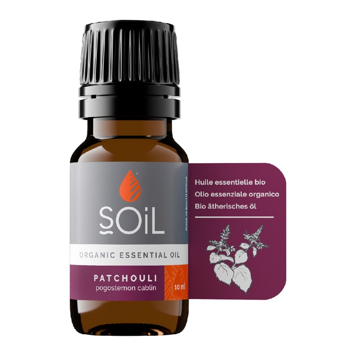 Ulei Esential Patchouli 100% Organic, 10 ml, SOiL