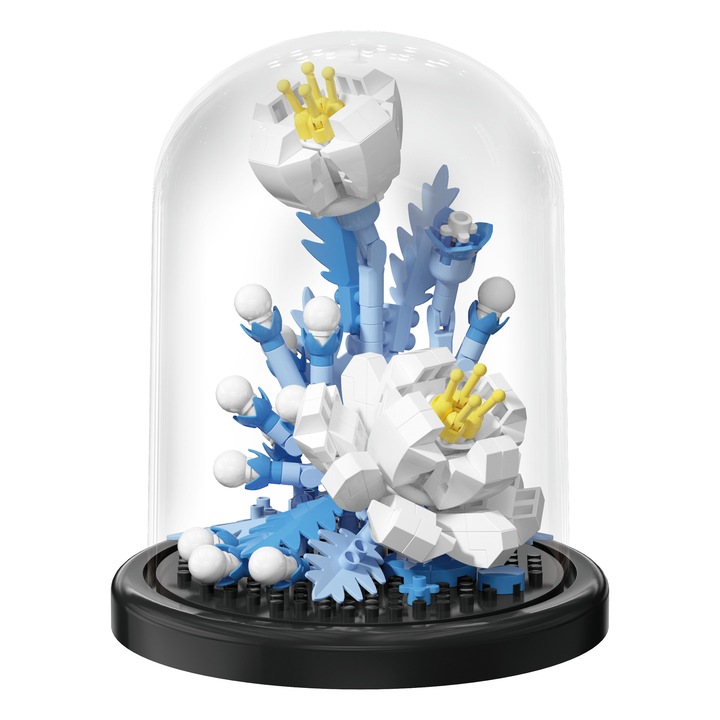 Mini blocuri de constructie regina de gheata cu acoperire pentru praf 248pcs