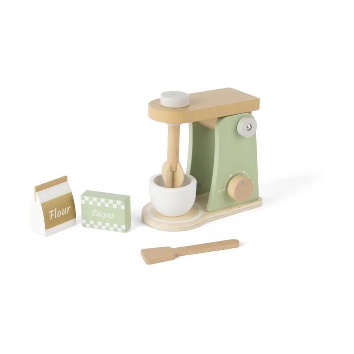 Blender, set Role Play cu 5 piese din lemn