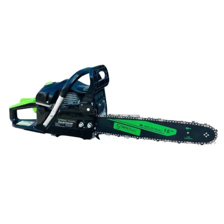 Motoferăstrău pe benzină pentru lemne, STAHL MAYER, 68 cmc, 4,5 kW, Ferăstrău cu lanț cu lamă de 40 cm