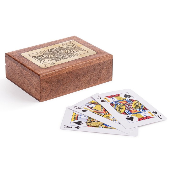 Joc carti in cutie decorativa Fortune 10, 8x8, 5x4h