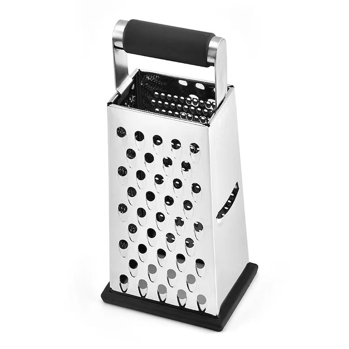 Razatoare multifunctionala 4 fete inox 24.5x10.8x8.3cm argintiu