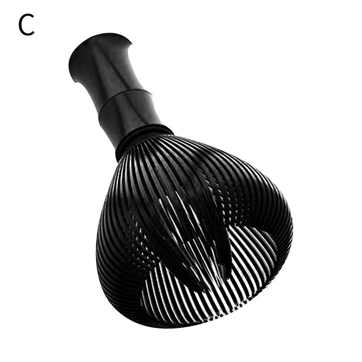 Tel pentru matcha, mixer din ABS, reutilizabil, lavabil la masina de spalat vase, ergonomic, Negru, 1 buc, 12x6x6 cm