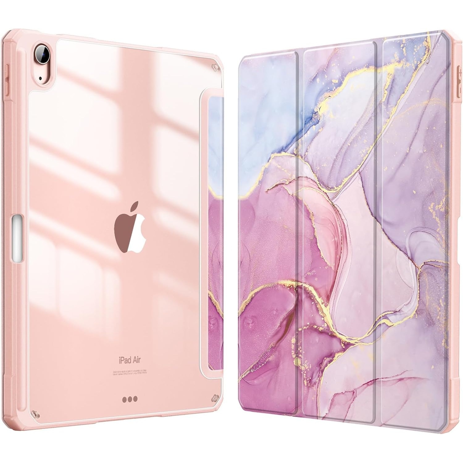 Husa pentru Apple iPad Air 11" 2024 / 2025 M2, M3, iPad Air 5/4, 10.9" 2022/2020, Roz
