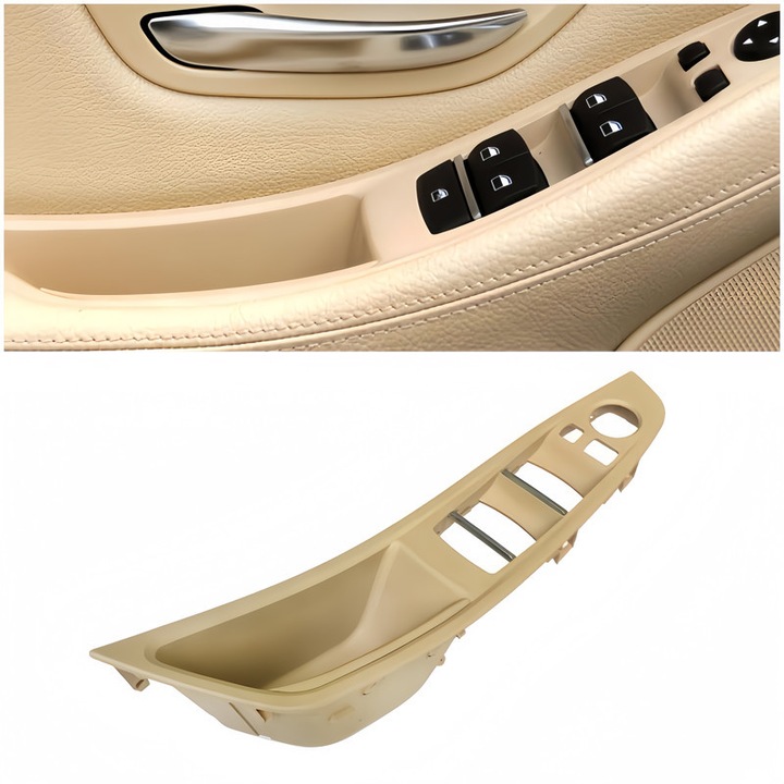 Maner Usa Portiera Stanga, SPARKZA, Pentru BMW Seria 5 F10 F11, 2010-2016, Bej