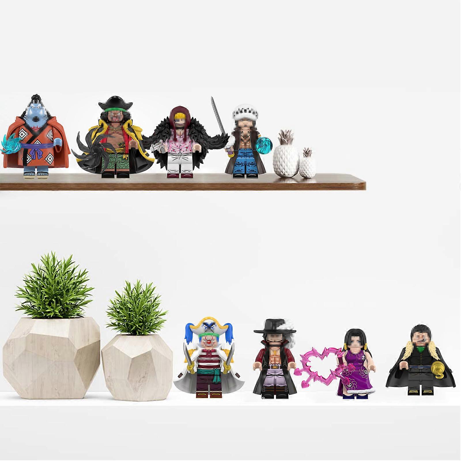 Set 8 Figurine Anime One Piece, Plastic - eMAG.ro