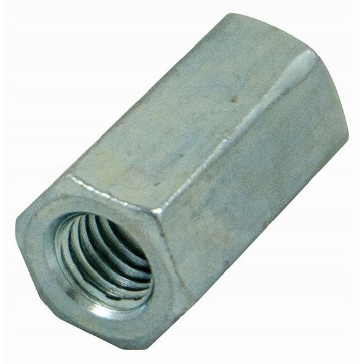 Hatszögletű összekötő anya készlet ZN-M8, 50 darabos készlet, 24 mm, horganyzott