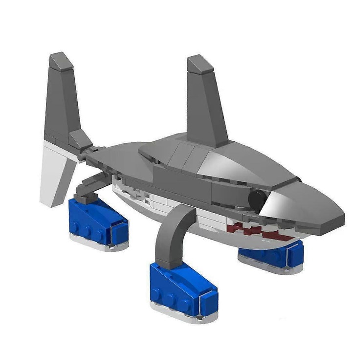 Figurina italian brainrot blocuri de constructie, 11 piese, multicolor, din plastic ABS