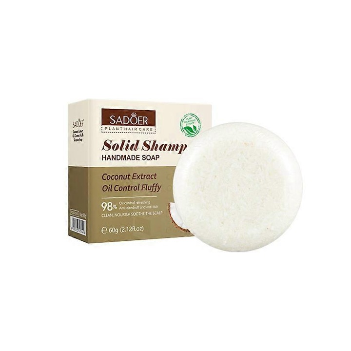 Sampon solid natural, curatare profunda, ingrediente blande, 100g