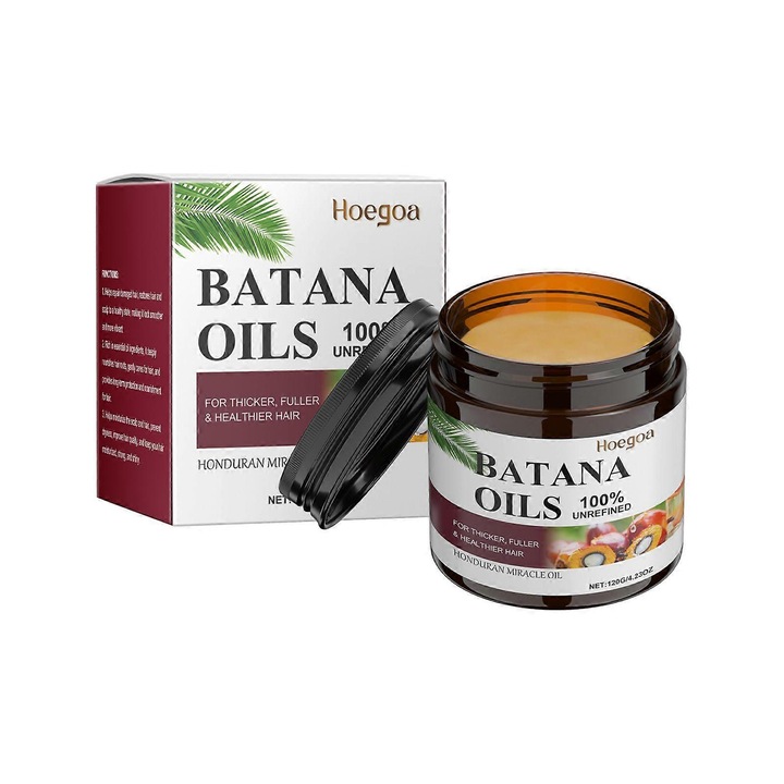 Масло от Батана 100% Чисто Натурално, Третиране за Растеж на Косата, Хоегоа