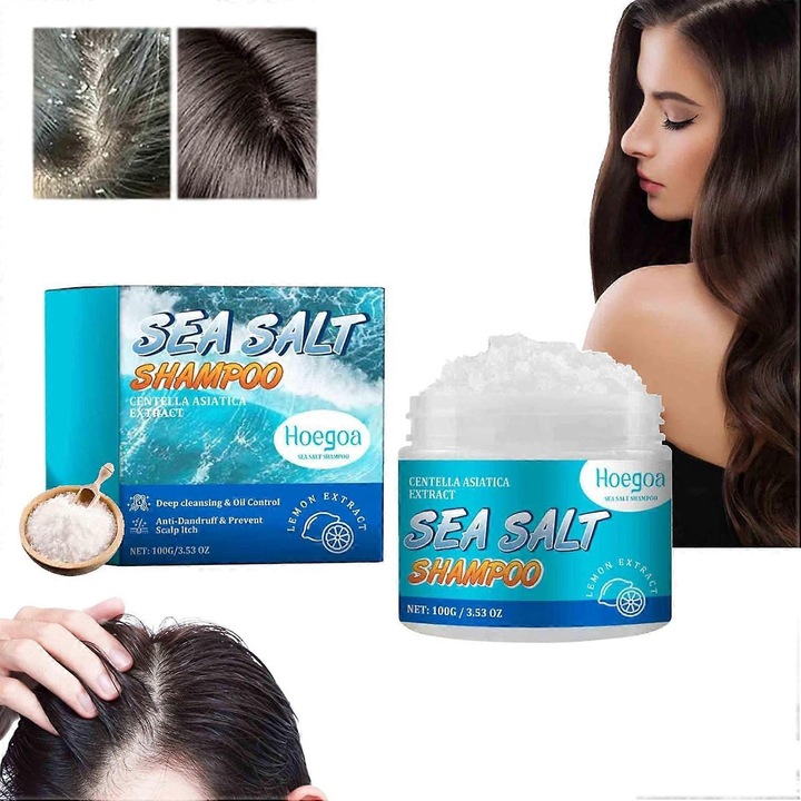 Sampon cu sare de mare, Hoegoa, formula calmanta, hidratare