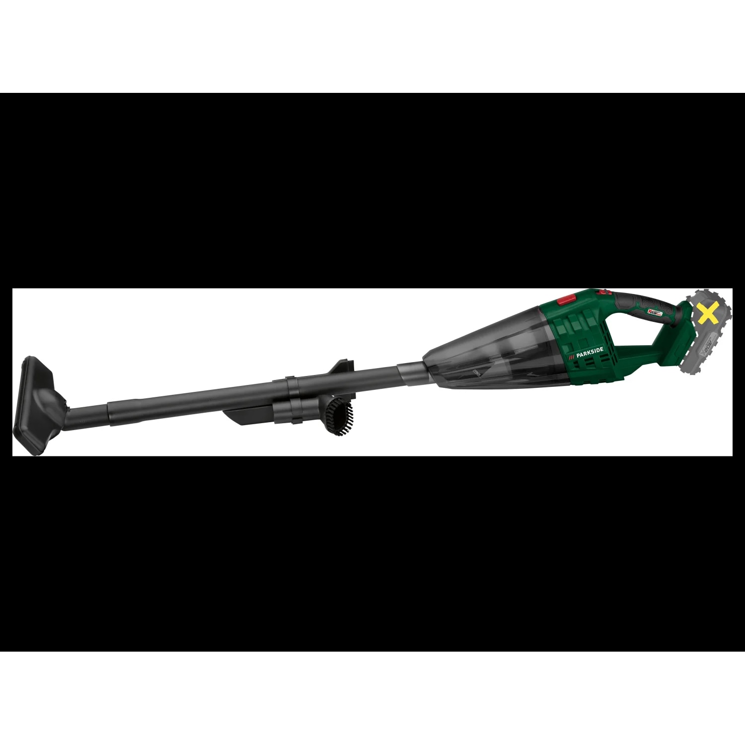 Aspirator de mână fără fir PARKSIDE PHSSA 20-Li D2, 20V, Aspirație 5.5kPa, Rezervor 650ml, fără baterie și încărcător