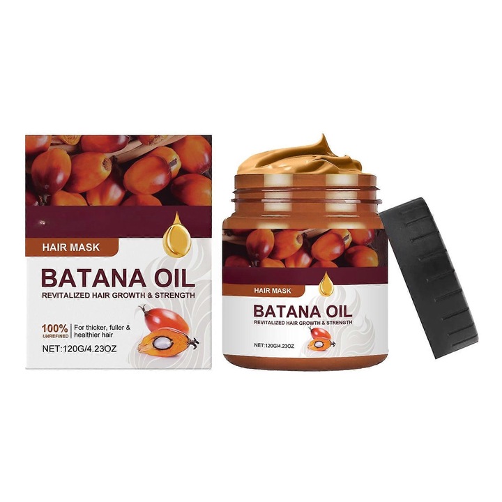 Balsam de par cu ulei de batana, 2 bucati, hidratant si hranitor, 100% organic