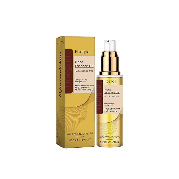 Set de uleiuri esentiale pentru ingrijirea parului, Hoegoa, 3pcs, hidratant, hranitor, pentru scalp sanatos, par stralucitor