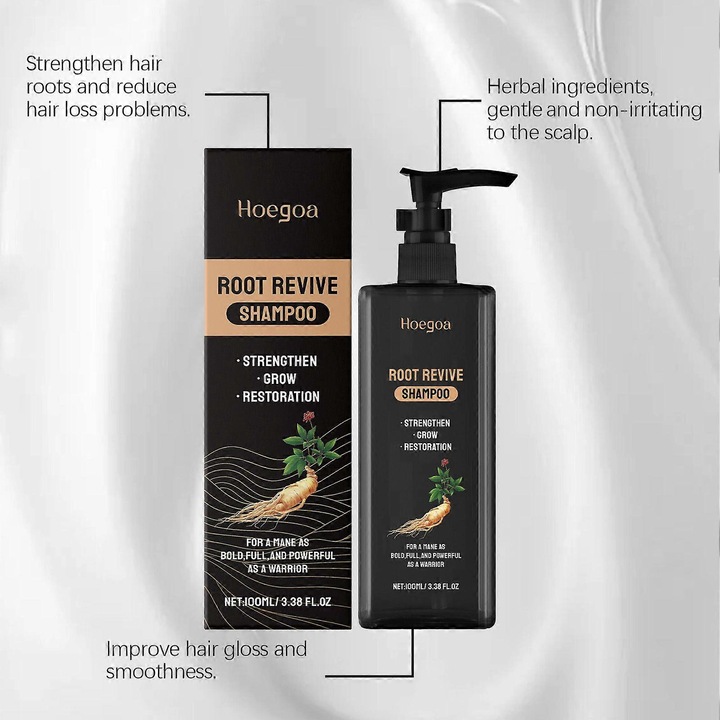 Sampon activator radacina, 100ml, set 2 bucati, pentru intarirea parului, mentinerea umiditatii, fara frizz