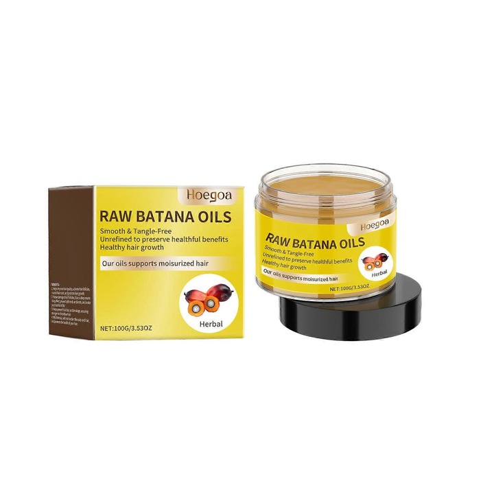 Tratamente si masca de par Batana Oil, 100g, set 3 piese, hidratant, pentru toate tipurile de par