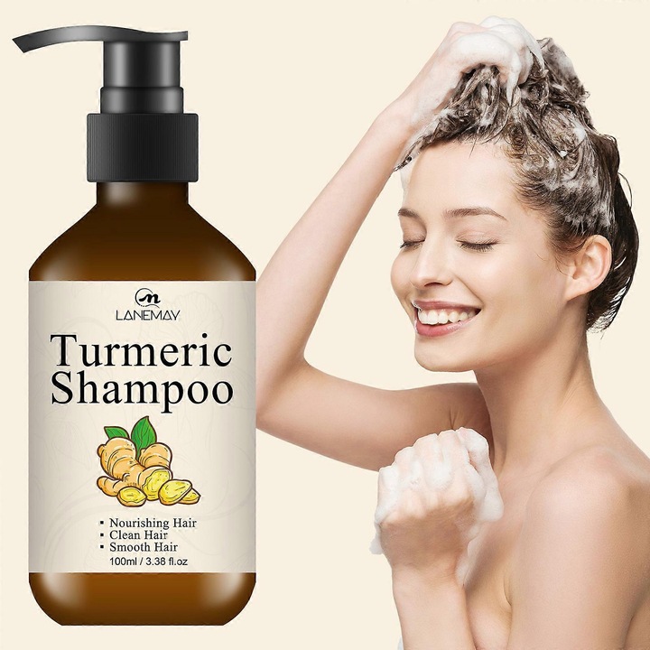 Sampon de par cu ghimbir, 100ml, hidratant si hranitor, anti-matreata, controlul uleiului