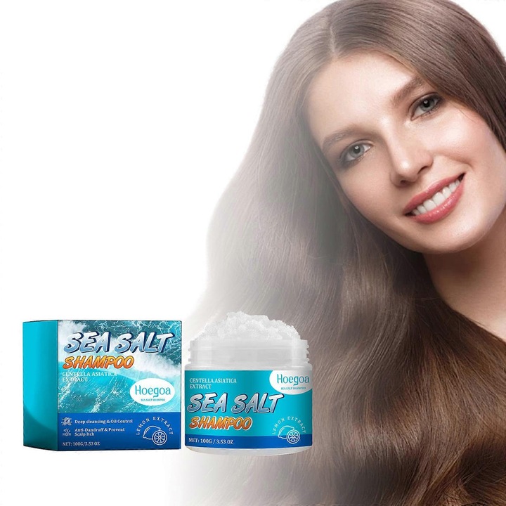 Sampon cu sare de mare, curatare profunda, controlul uleiului, indeparteaza rapid matreata, 250ml