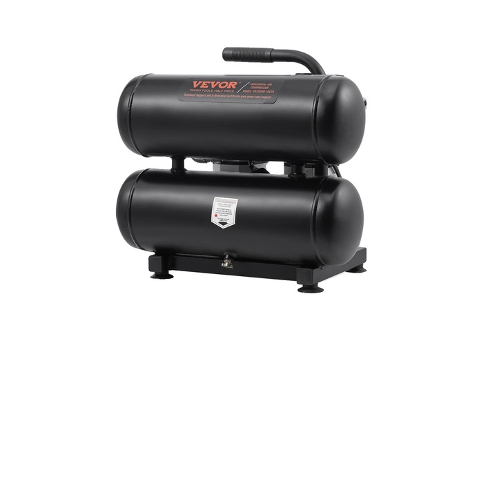 Compresor de aer, presiune maxima 125 PSI, functionare silentioasa, 18L