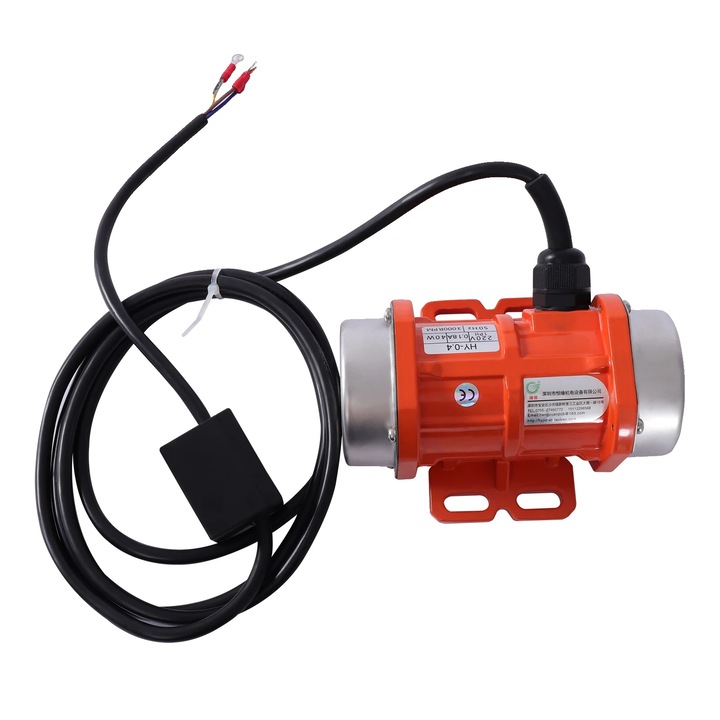 Motor de vibratie, 3000 RPM, rezistent la apa, portocalie, 220V, 25 kg