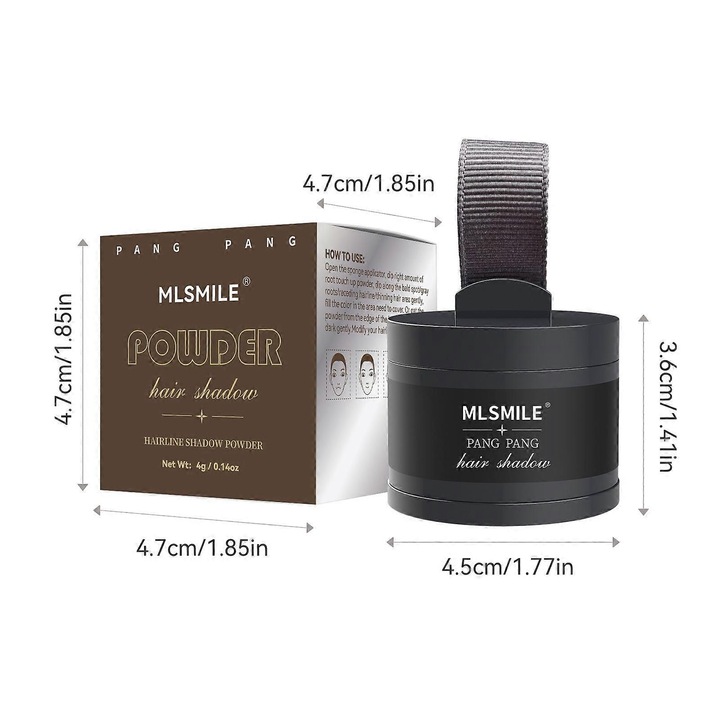 Púder hatás a dúsabb hajért, Mlsmile, természetes hatás