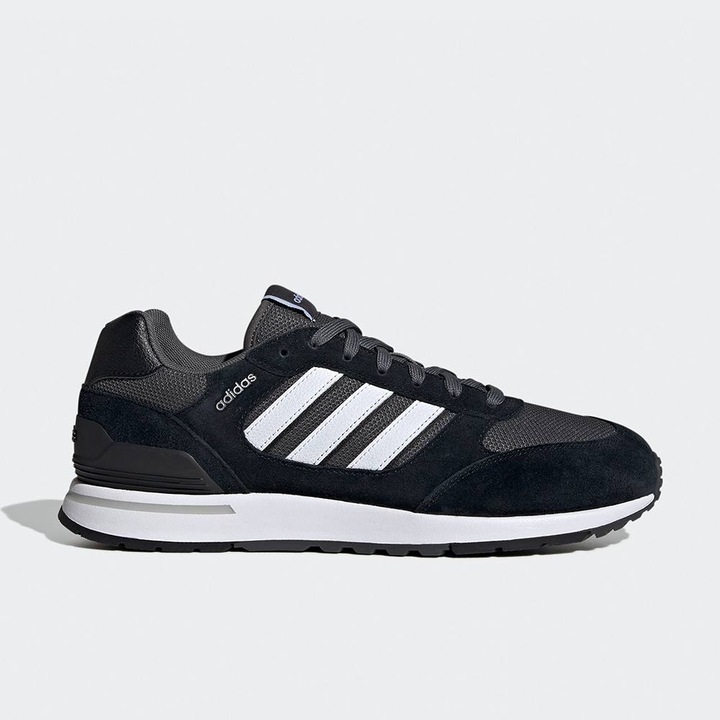 Tenisi barbati, adidas RUN 80s, negru, sintetic