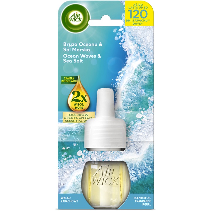 Rezerva odorizant de camera electric Briza Marii & Sare de Mare, 19ml