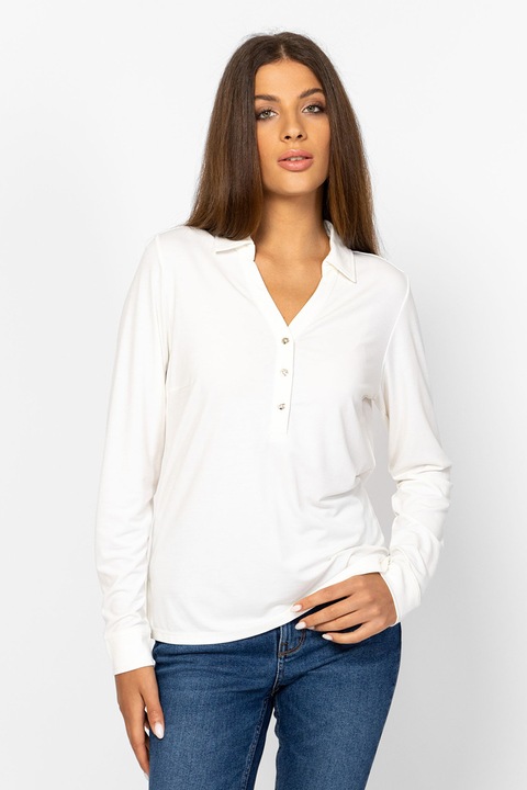 Heavy Tools, Camasa regular fit cu maneci lungi, Alb