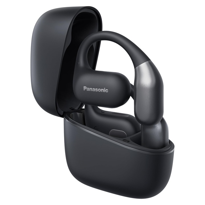 Panasonic RB-F10DE-K vezeték nélküli fejhallgató, nyitott, Bluetooth 5.4, IPX4, fekete